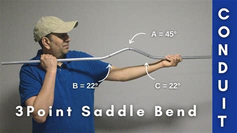 3 point saddle bend - Advanced Conduit Bending PT. 1 : How to measure the radius of any bender. by Holmz Law. In this video I will show you how to bend a 3 point saddle Push-Thru Method on a hand bender.
